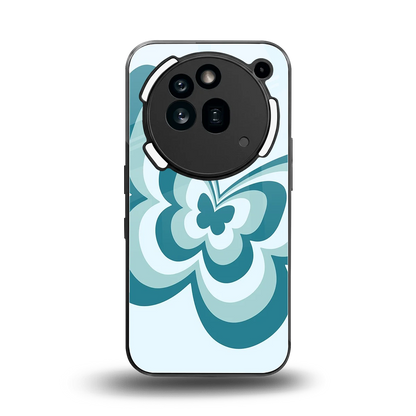 Y2K Green Butterfly back phone cover | glass case for nothing phone 3a pro