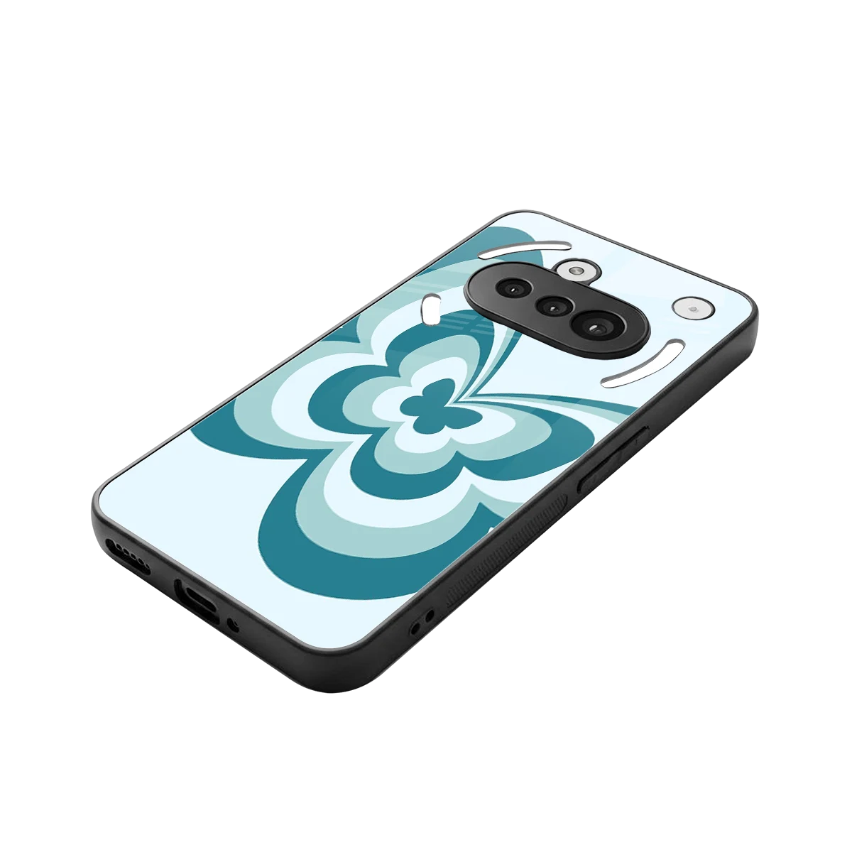 Y2K Green Butterfly stylish phone case for nothing phone 3a | glossy glass and slim fit