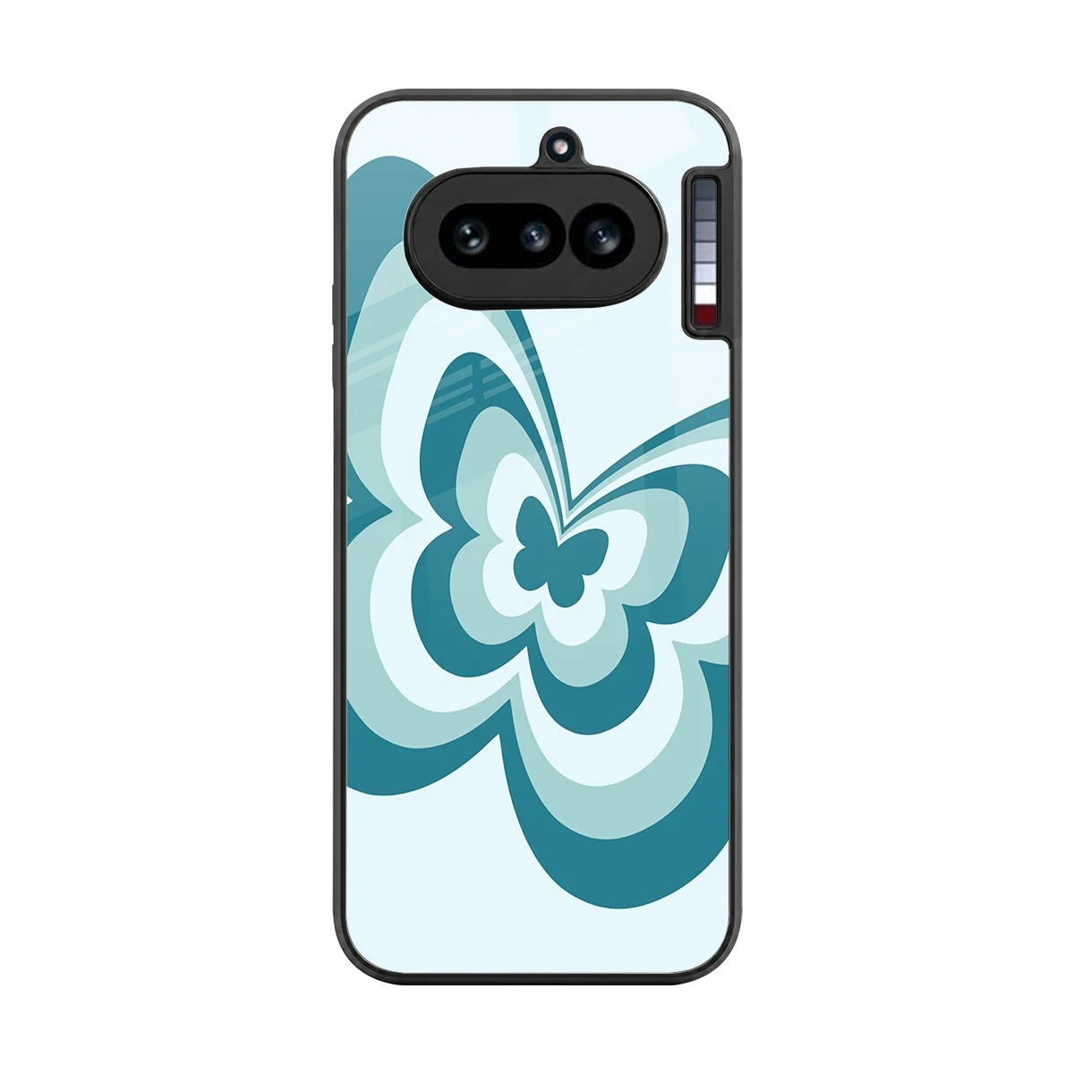Y2K Green Butterfly back phone cover | glass case for nothing phone 4a