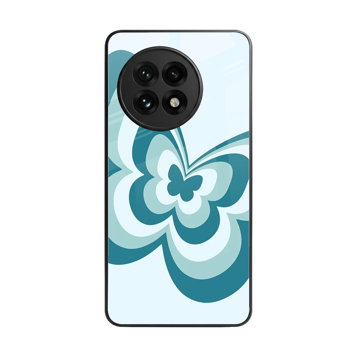 Y2K Green Butterfly back phone cover | glass case for oneplus 13r