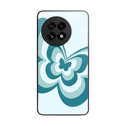 Y2K Green Butterfly back phone cover | glass case for oneplus 13r