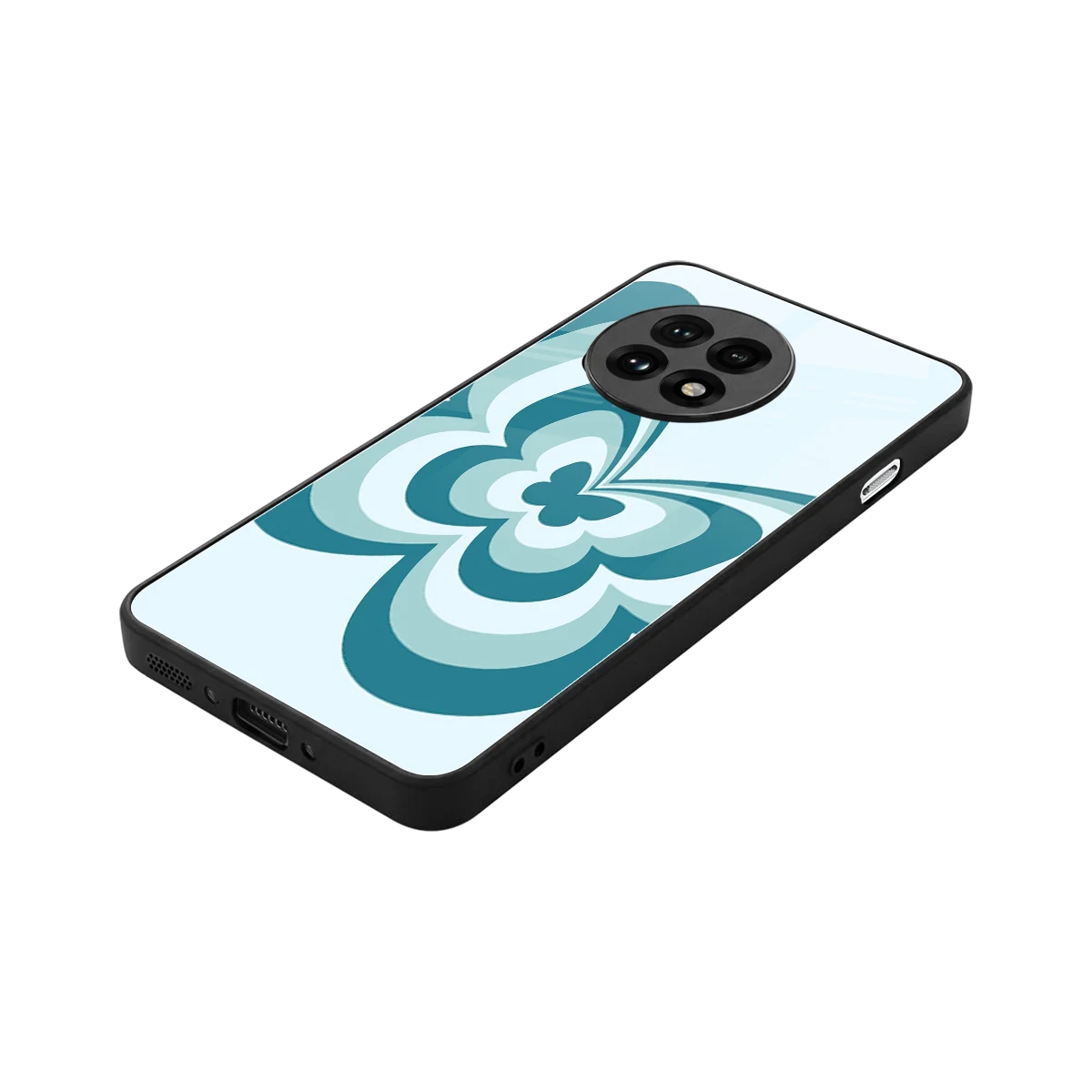 Y2K Green Butterfly stylish phone case for oneplus 13r | glossy glass and slim fit