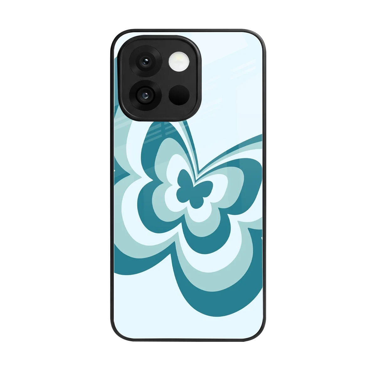 Y2K Green Butterfly back phone cover | glass case for oneplus 13s