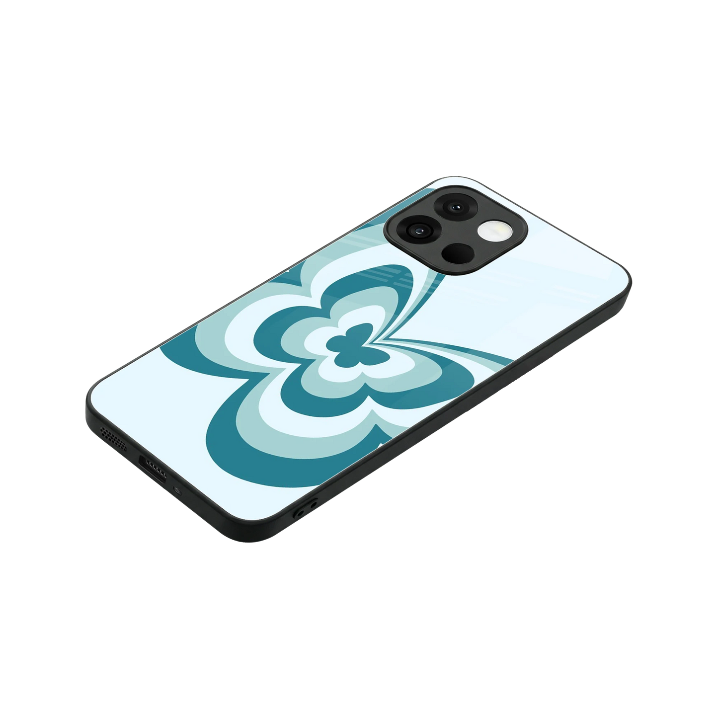 Y2K Green Butterfly stylish phone case for oneplus 13s | glossy glass and slim fit
