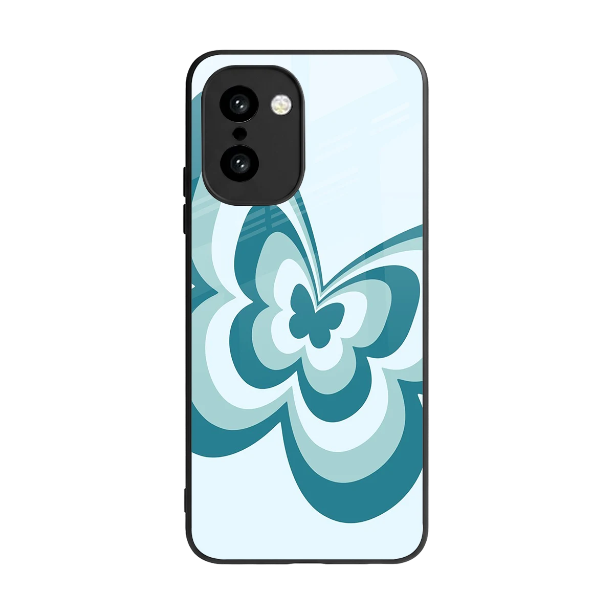 Y2K Green Butterfly back phone cover | glass case for oneplus 15r