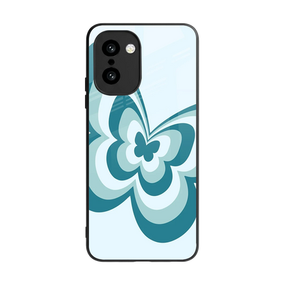 Y2K Green Butterfly back phone cover | glass case for oneplus 15r
