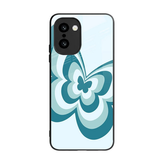 Y2K Green Butterfly back phone cover | glass case for oneplus 15r