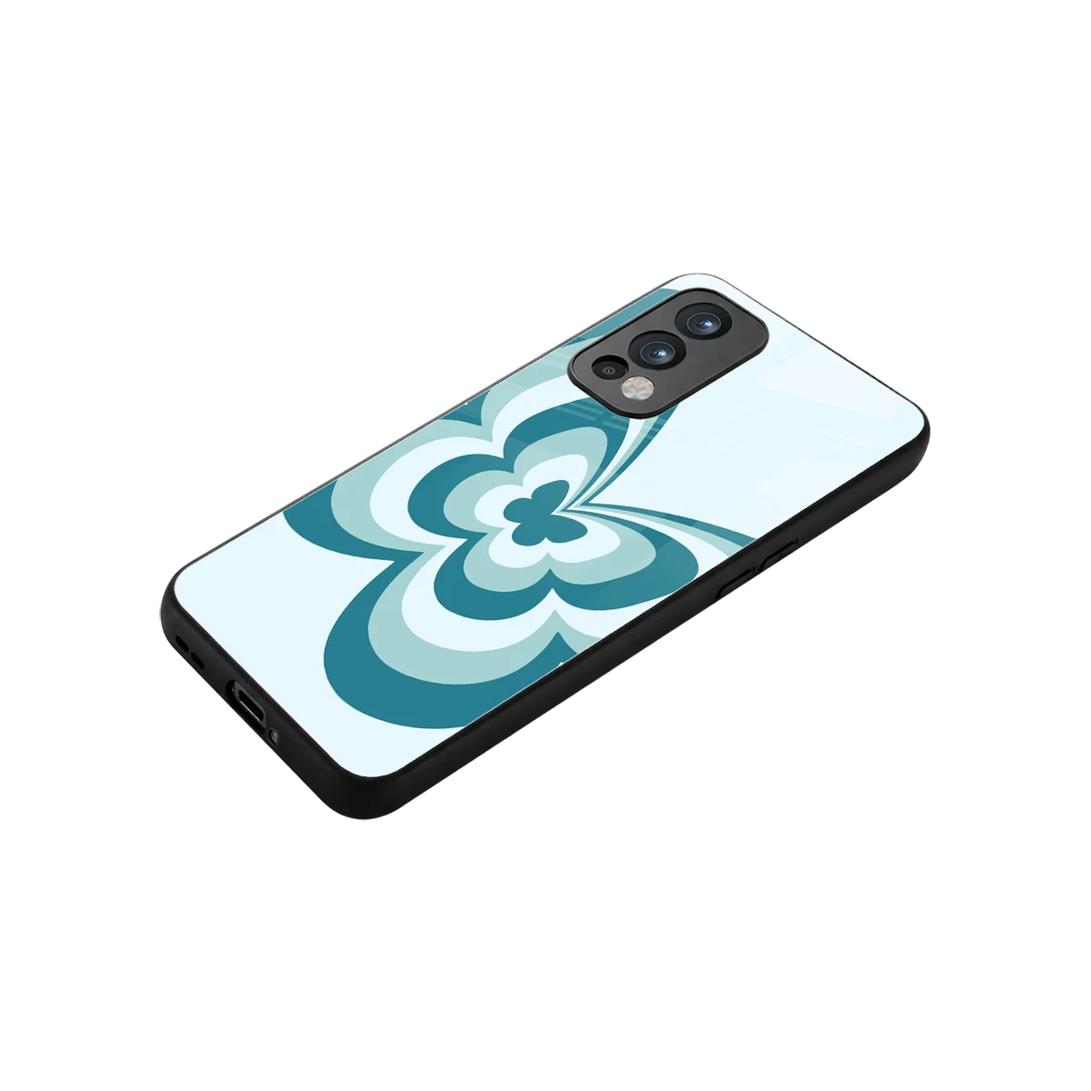 Y2K Green Butterfly stylish phone case for oneplus nord 2 | glossy glass and slim fit
