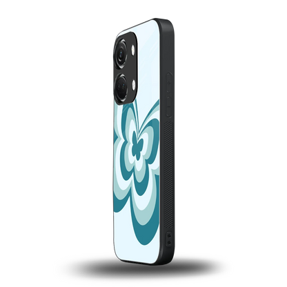 Y2K Green Butterfly oneplus nord 3 mobile cover | shockproof glass phone case