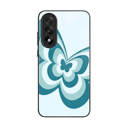 Y2K Green Butterfly back phone cover | glass case for oneplus nord 5