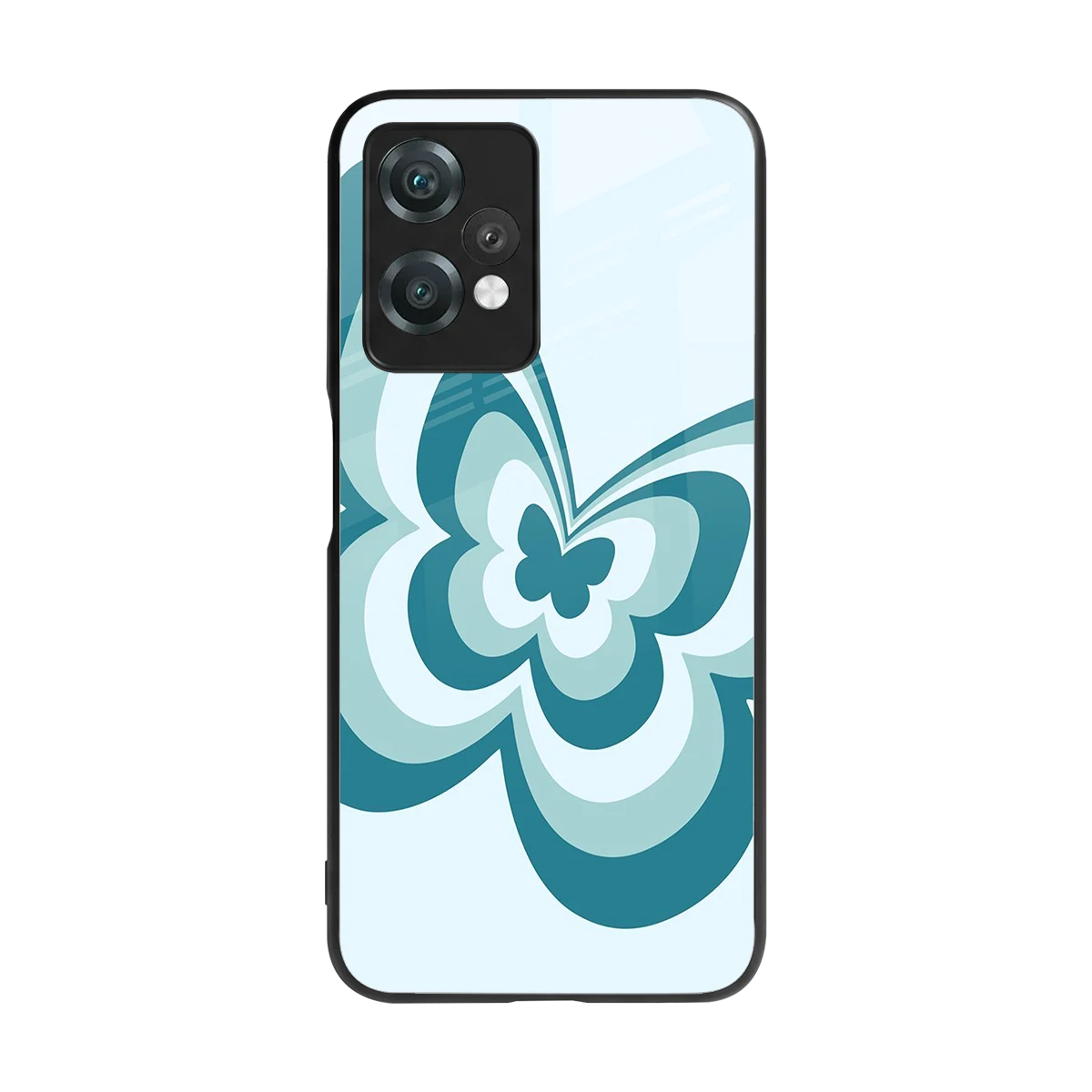 Y2K Green Butterfly back phone cover | glass case for oneplus nord ce 2 lite