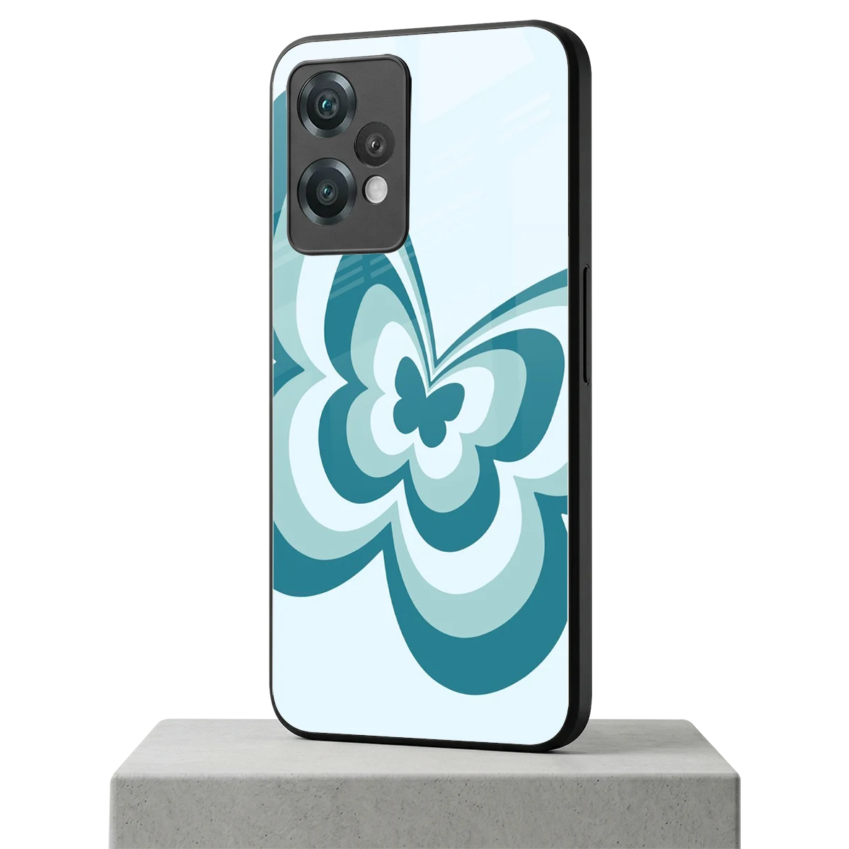 Y2K Green Butterfly oneplus nord ce 2 lite mobile cover | shockproof glass phone case