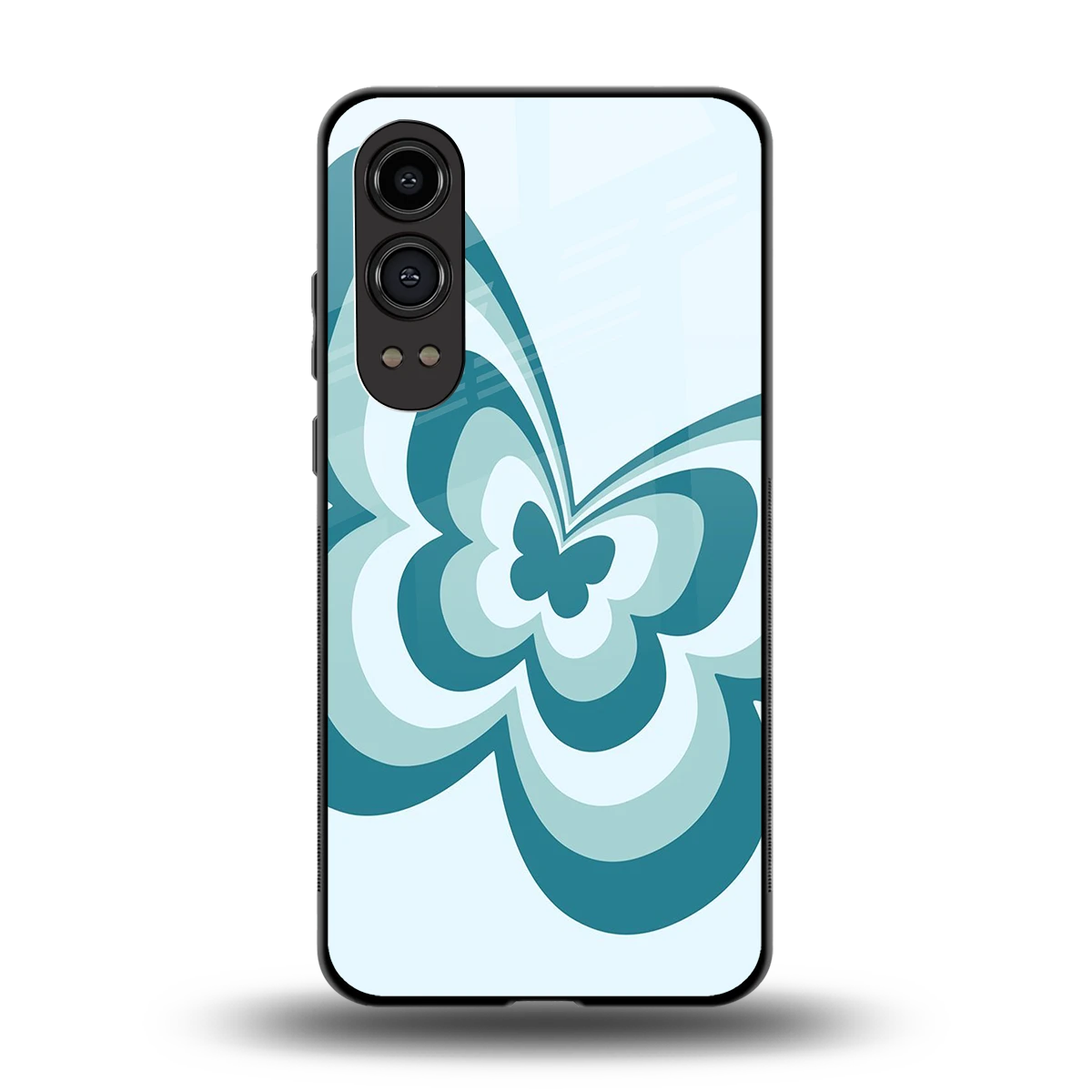 Y2K Green Butterfly back phone cover | glass case for oneplus nord ce 4 lite