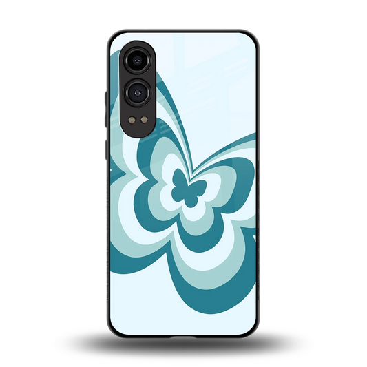 Y2K Green Butterfly back phone cover | glass case for oneplus nord ce 4 lite
