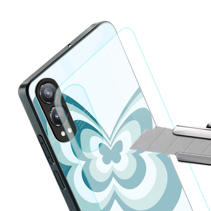 Y2K Green Butterfly stylish phone case for oneplus nord ce 4 lite | glossy glass and slim fit