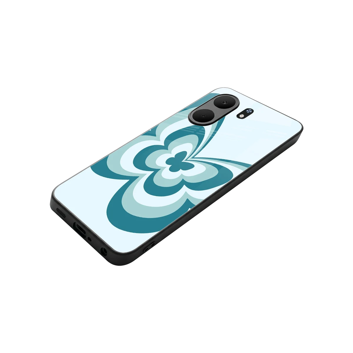 Y2K Green Butterfly stylish phone case for oppo a5x 5g | glossy glass and slim fit