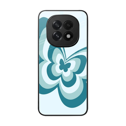 Y2K Green Butterfly back phone cover | glass case for oppo f29 5g