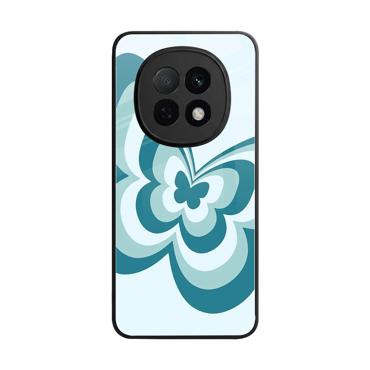Y2K Green Butterfly back phone cover | glass case for oppo f29 pro 5g