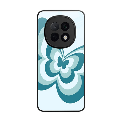 Y2K Green Butterfly back phone cover | glass case for oppo f29 pro 5g