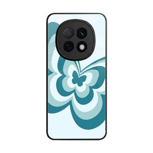 Y2K Green Butterfly back phone cover | glass case for oppo f29 pro 5g