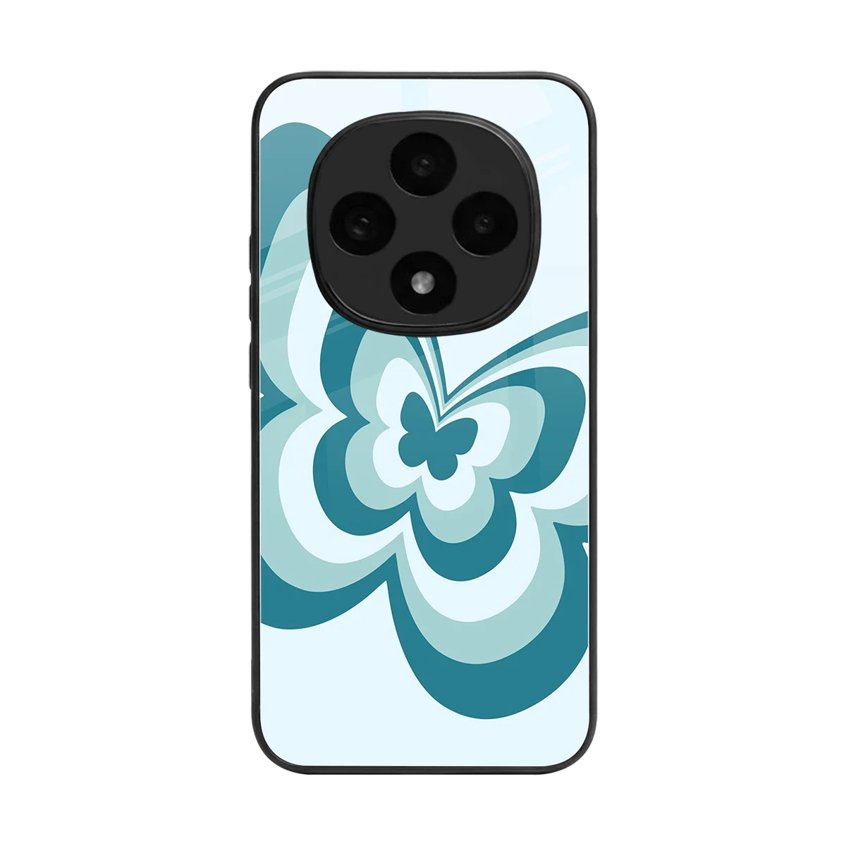 Y2K Green Butterfly back phone cover | glass case for oppo f31 pro 5g