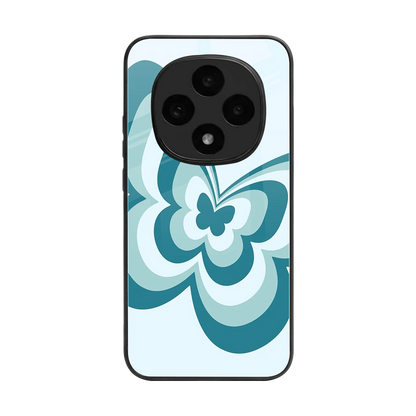 Y2K Green Butterfly back phone cover | glass case for oppo f31 pro 5g