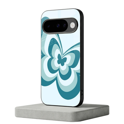Y2K Green Butterfly google pixel 10 mobile cover | shockproof glass phone case