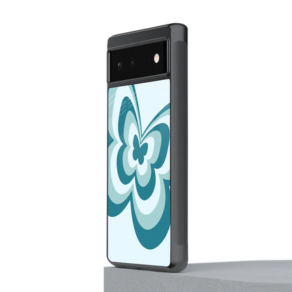 Y2K Green Butterfly stylish phone case for google pixel 6 | glossy glass and slim fit