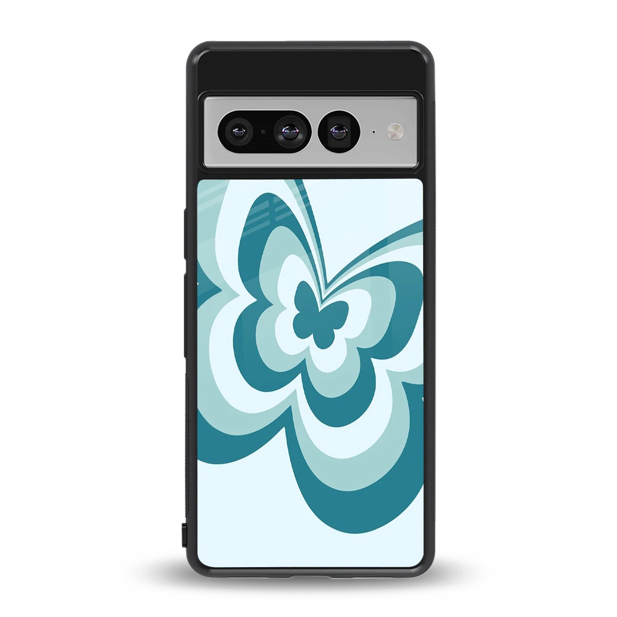 Y2K Green Butterfly back phone cover | glass case for google pixel 7 pro
