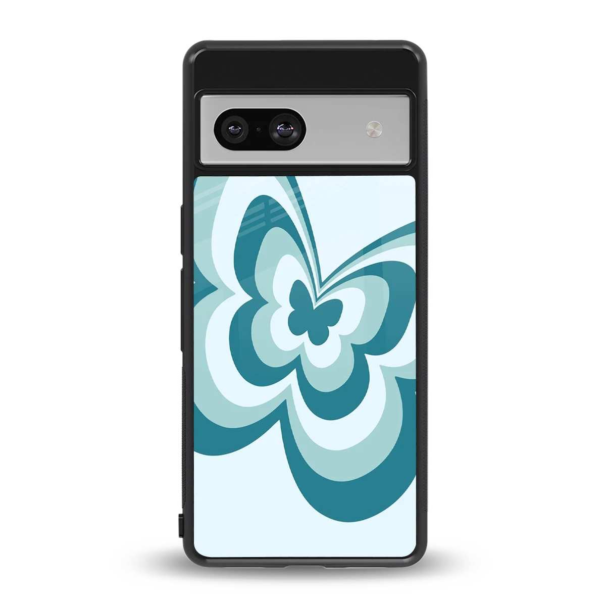 Y2K Green Butterfly back phone cover | glass case for google pixel 7