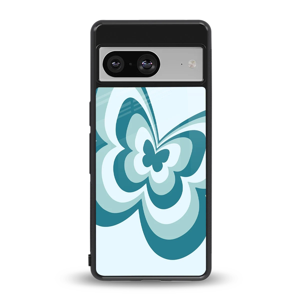 Y2K Green Butterfly back phone cover | glass case for google pixel 8