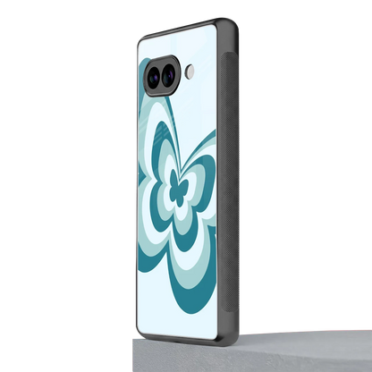 Y2K Green Butterfly google pixel 9a mobile cover | shockproof glass phone case