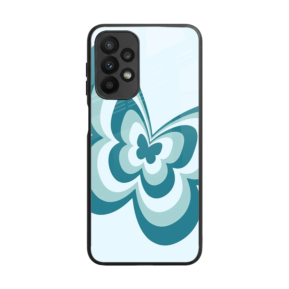 Y2K Green Butterfly back phone cover | glass case for samsung galaxy a23
