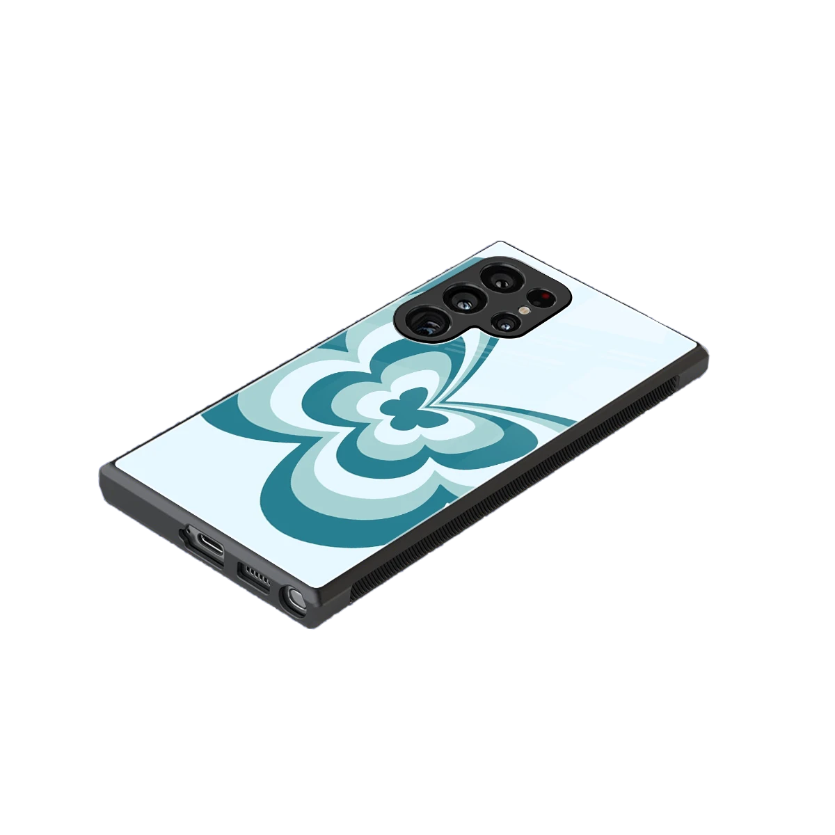 Y2K Green Butterfly stylish phone case for samsung galaxy s24 ultra | glossy glass and slim fit