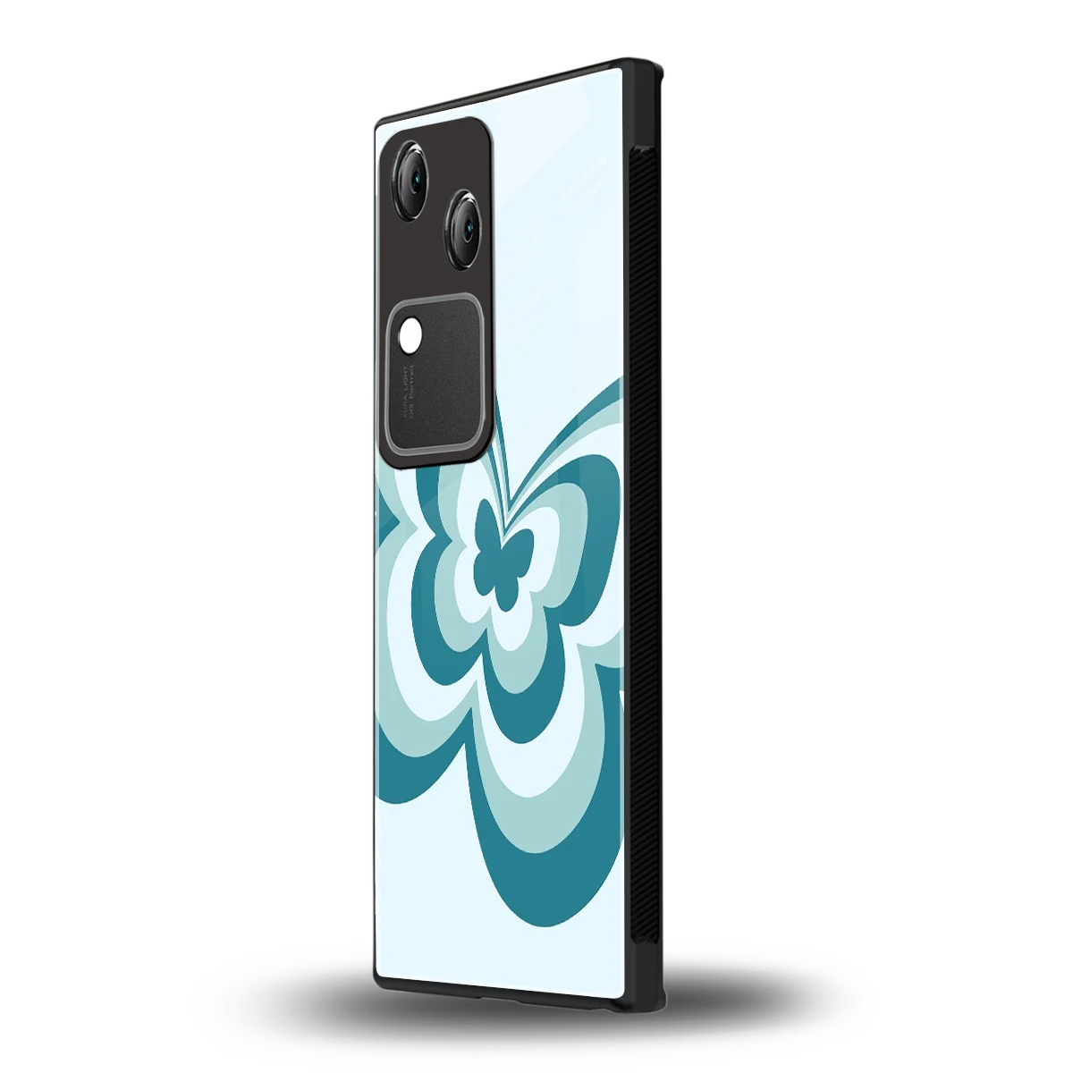 Y2K Green Butterfly vivo v30 mobile cover | shockproof glass phone case