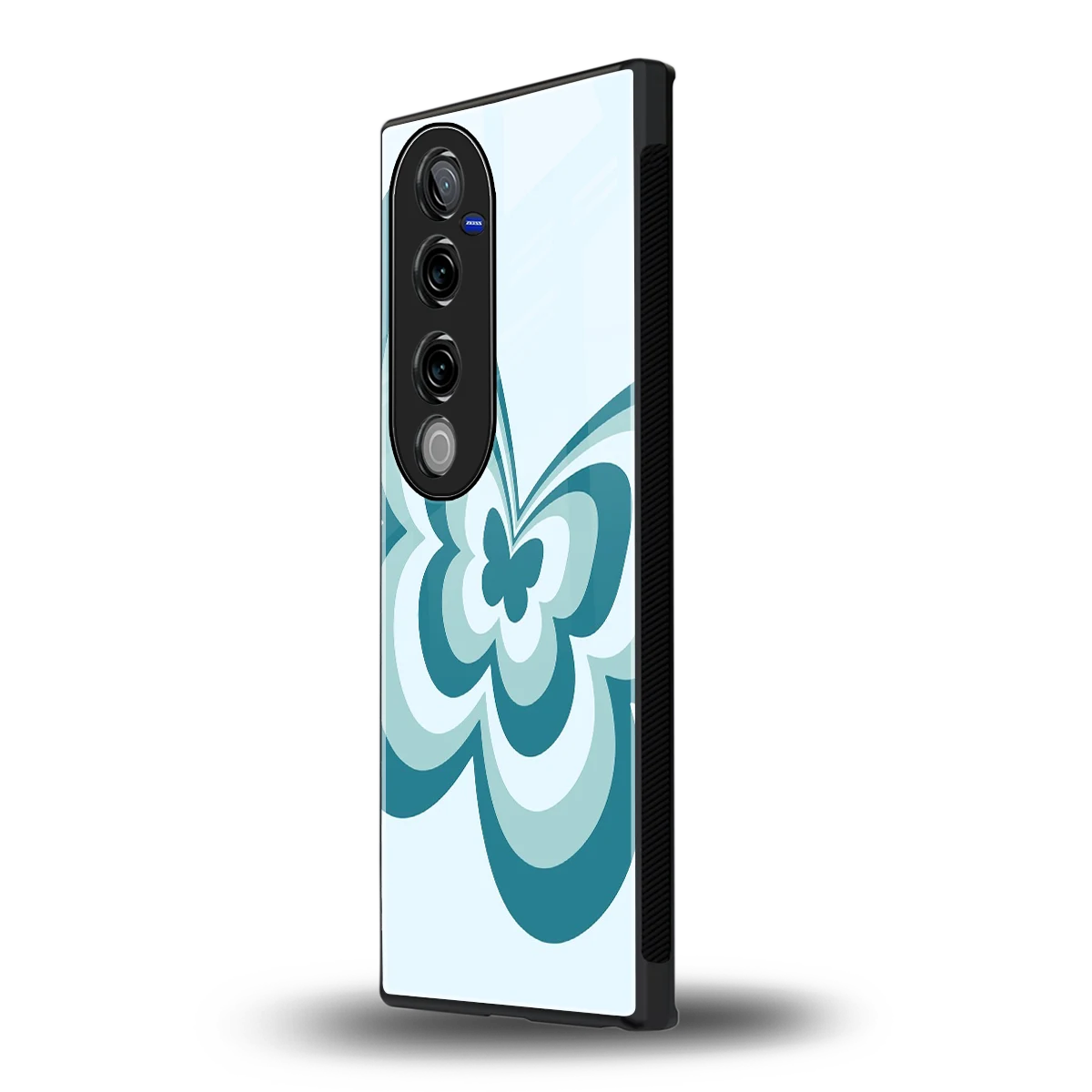 Y2K Green Butterfly vivo v40 pro mobile cover | shockproof glass phone case