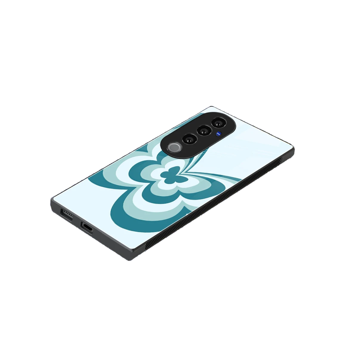Y2K Green Butterfly stylish phone case for vivo v40 pro | glossy glass and slim fit
