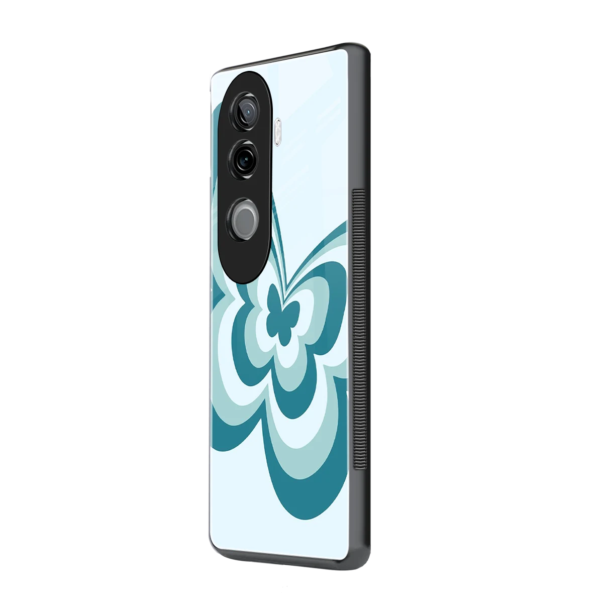 Y2K Green Butterfly vivo v40e mobile cover | shockproof glass phone case