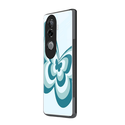 Y2K Green Butterfly vivo v40e mobile cover | shockproof glass phone case
