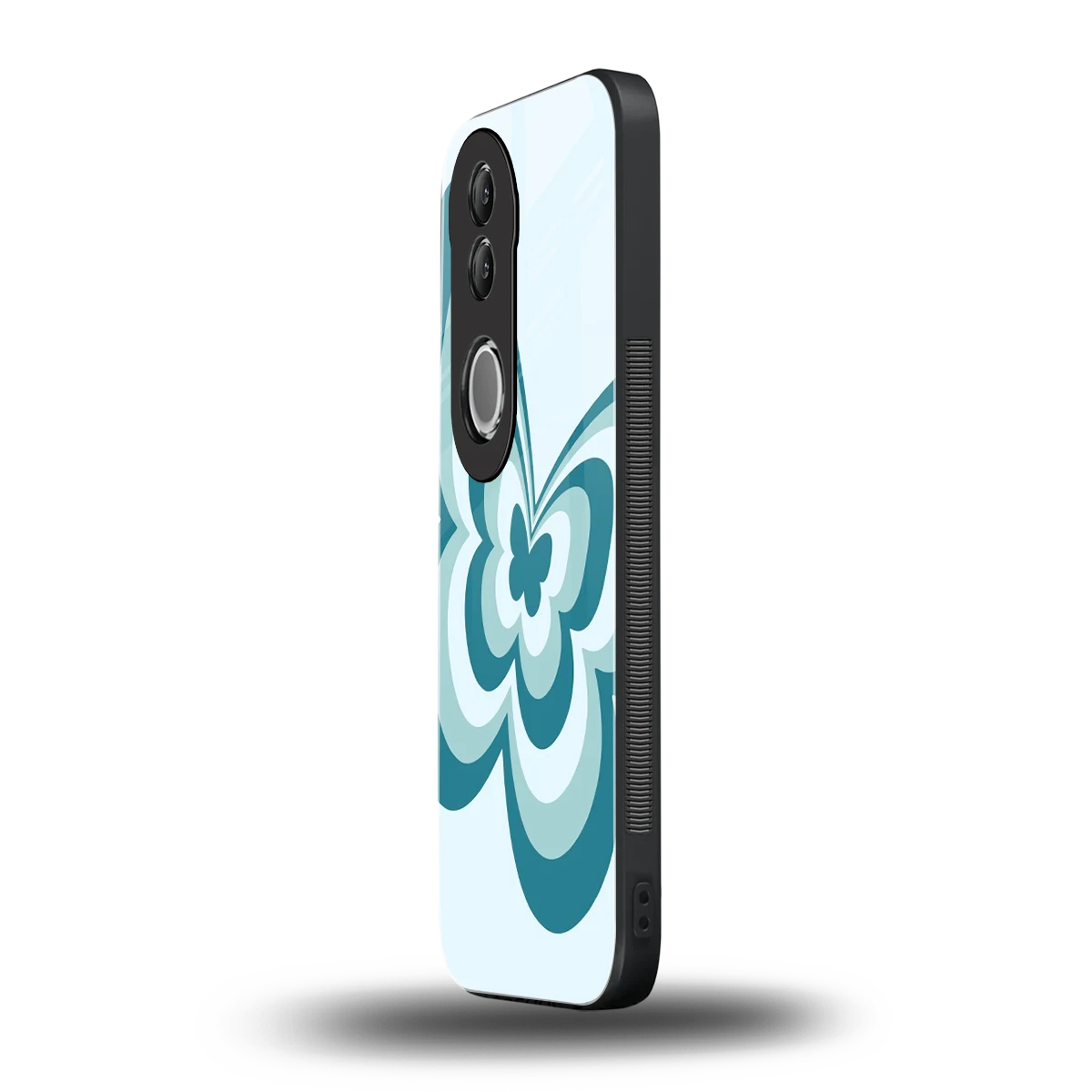 Y2K Green Butterfly vivo v50 mobile cover | shockproof glass phone case