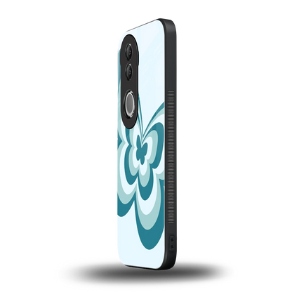 Y2K Green Butterfly vivo v50 mobile cover | shockproof glass phone case