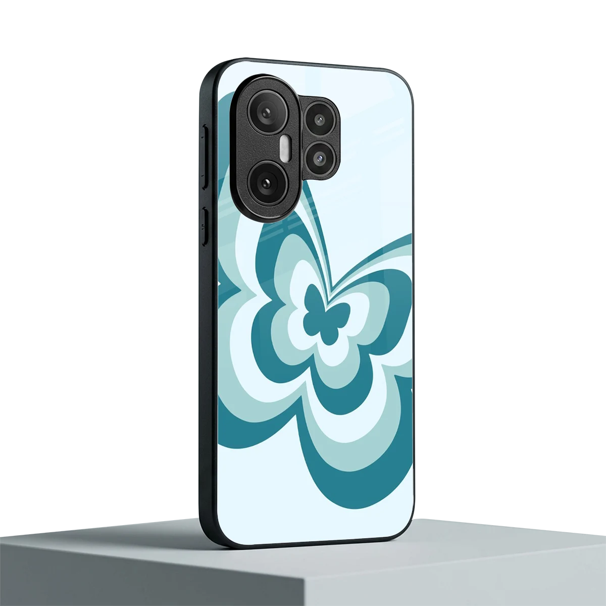 Y2K Green Butterfly vivo x200 fe mobile cover | shockproof glass phone case