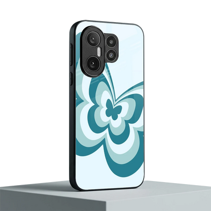 Y2K Green Butterfly vivo x200 fe mobile cover | shockproof glass phone case