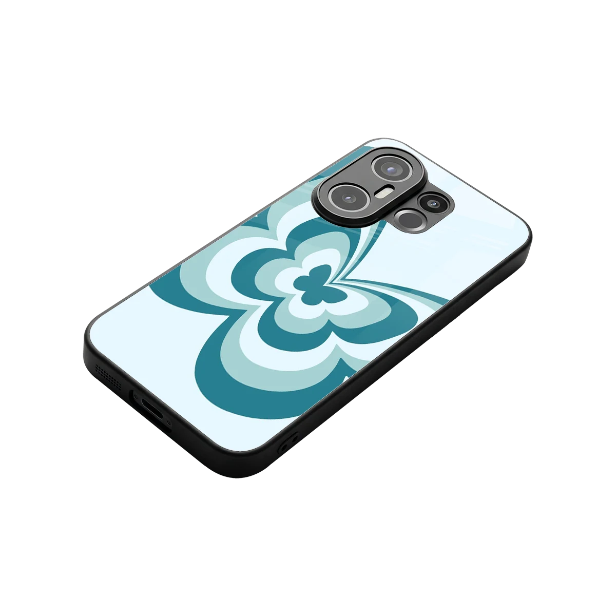 Y2K Green Butterfly stylish phone case for vivo x200 fe | glossy glass and slim fit