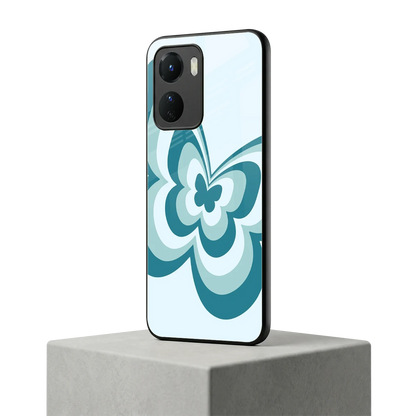Y2K Green Butterfly vivo y16 mobile cover | shockproof glass phone case