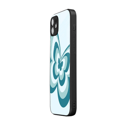 Y2K Green Butterfly iphone 11 mobile cover | shockproof glass phone case