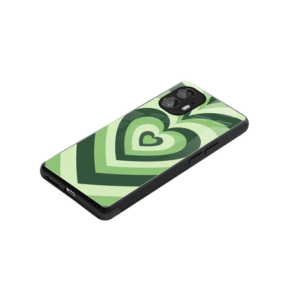 Y2K Green Hearts stylish phone case for nothing phone 2 | glossy glass and slim fit