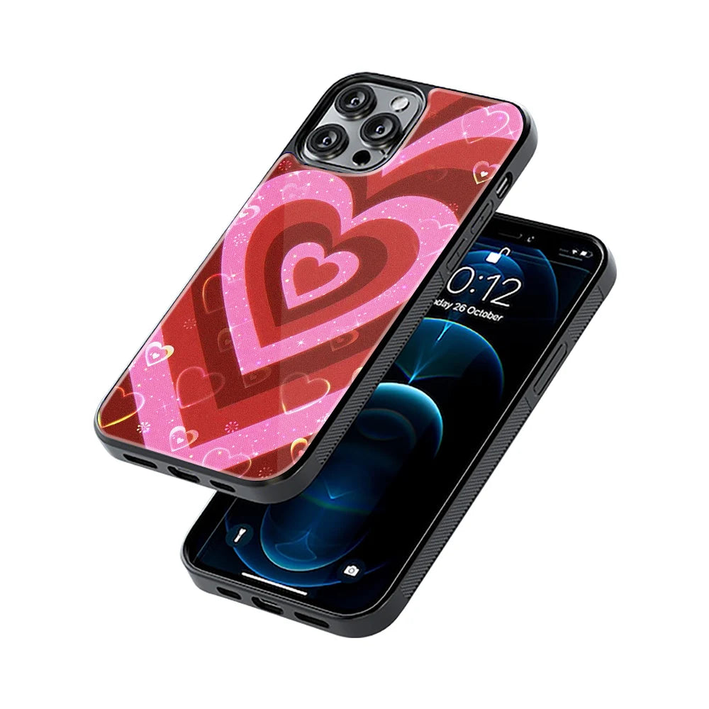 Protective Glass Back Phone Case Compatible with iPhone, Samsung, OnePlus, Pixel & More