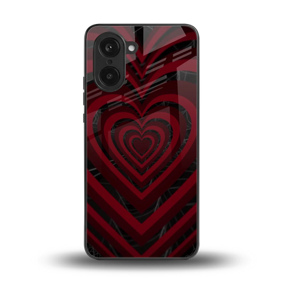 Y2K Hearts X Spider back phone cover | glass case for oneplus nord ce5 5g
