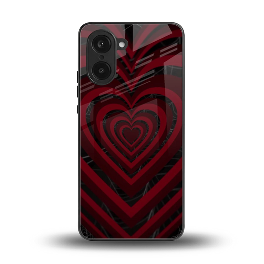 Y2K Hearts X Spider back phone cover | glass case for oneplus nord ce5 5g